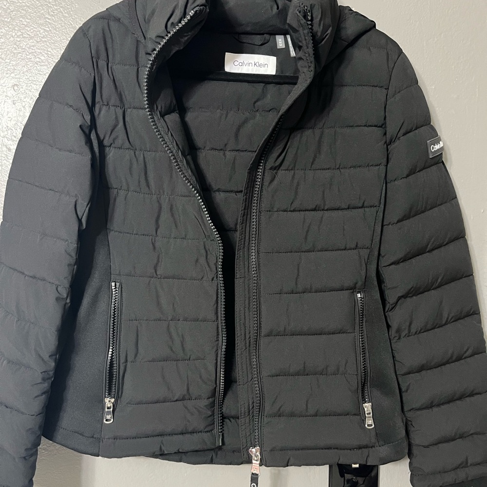 Calvin Klein Black Quilted Jacket